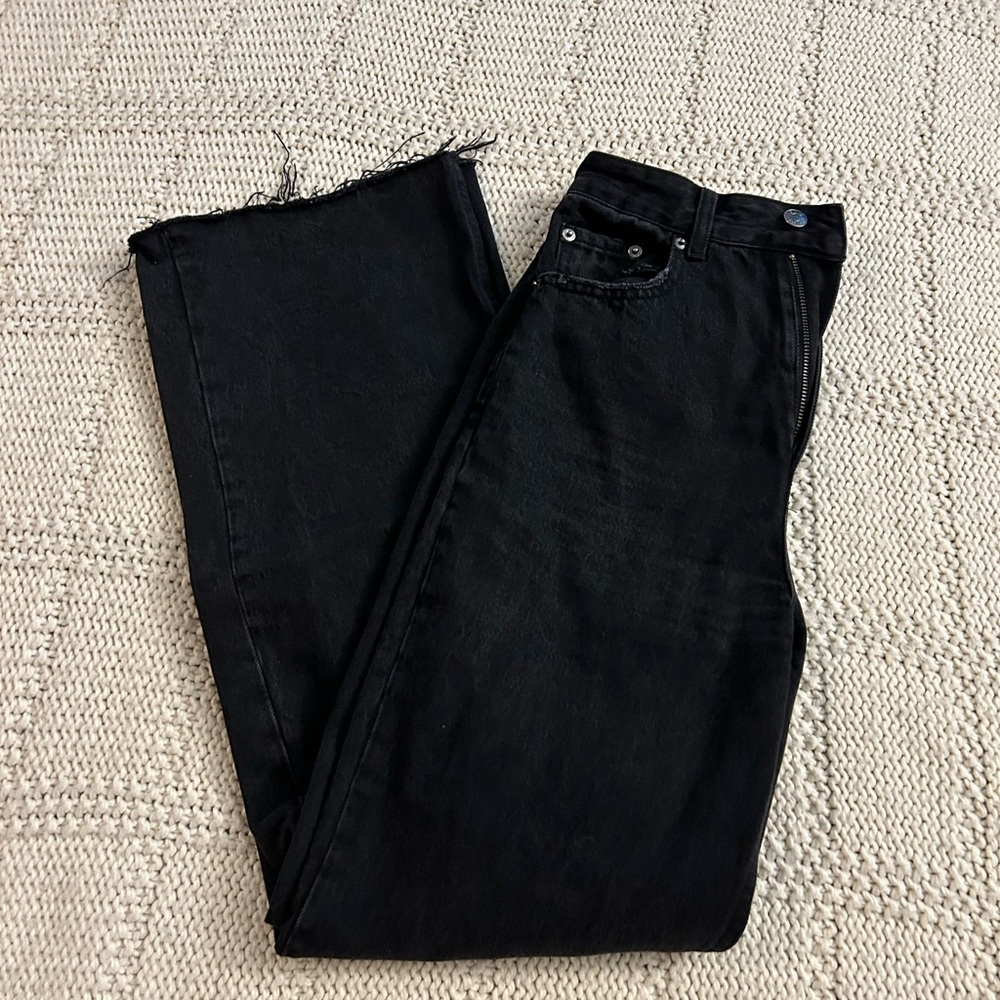 Glassons Wide Leg Black Jeans
